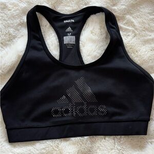 Adidas Black Racerback Sports Bra with Mesh Ventilation
Never used